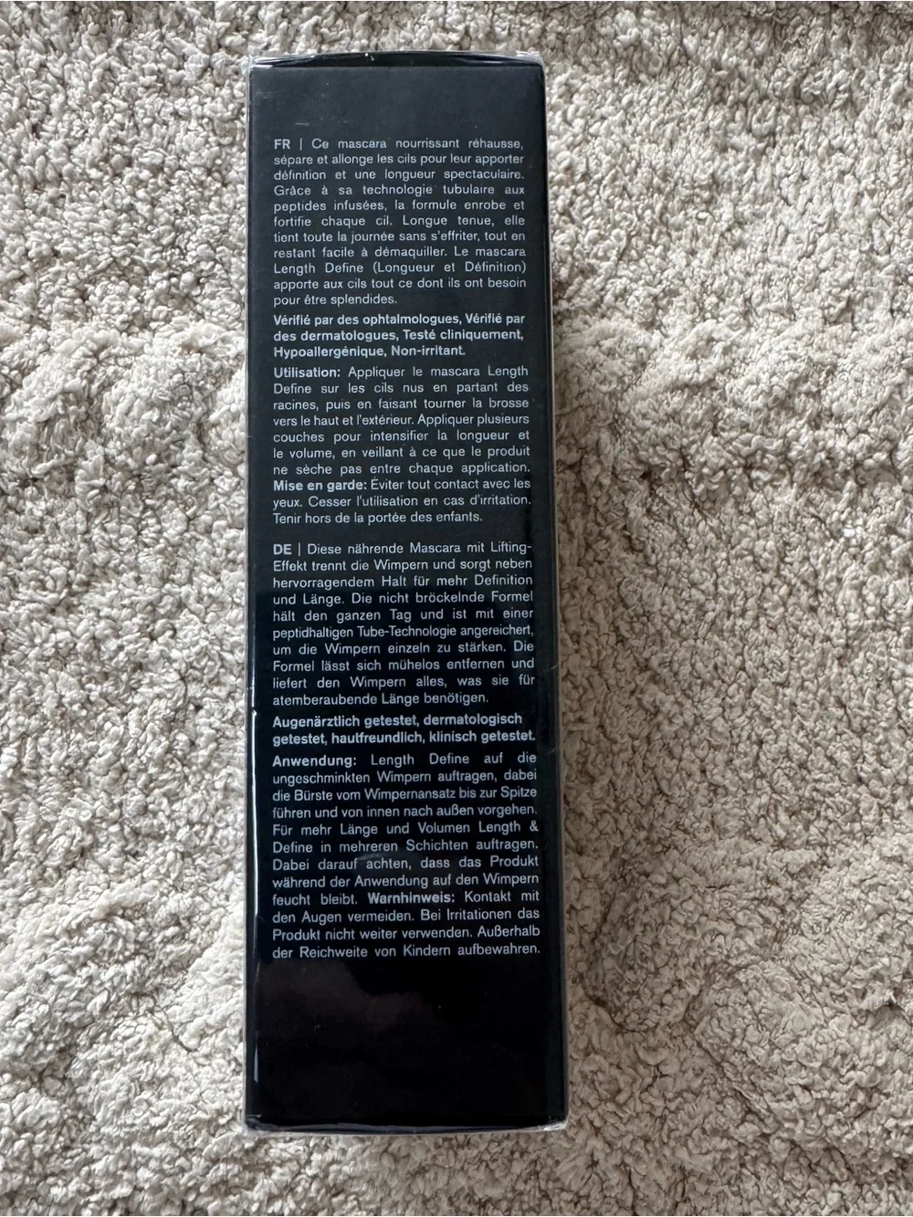 NIB  Revitalash Cosmetics Length Define Tubing Mascara In Black